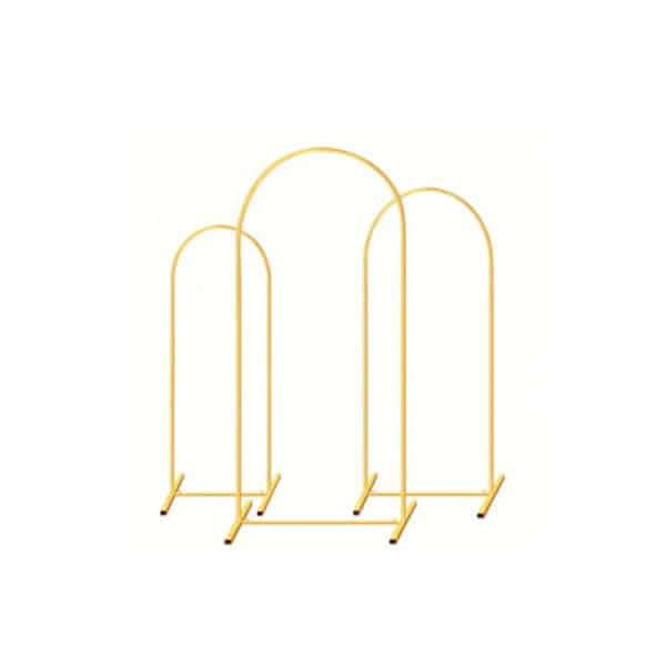 Kit de 3 arches dorées
