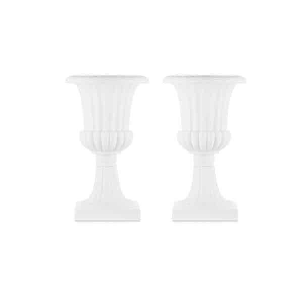 Duo de vases blanc