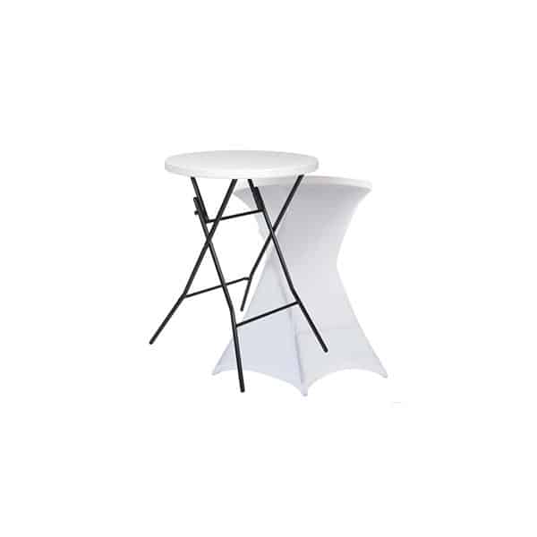 Mange debout avec housse blanche